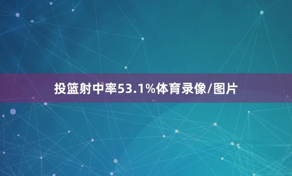投篮射中率53.1%体育录像/图片