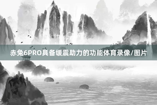 赤兔6PRO具备缓震助力的功能体育录像/图片