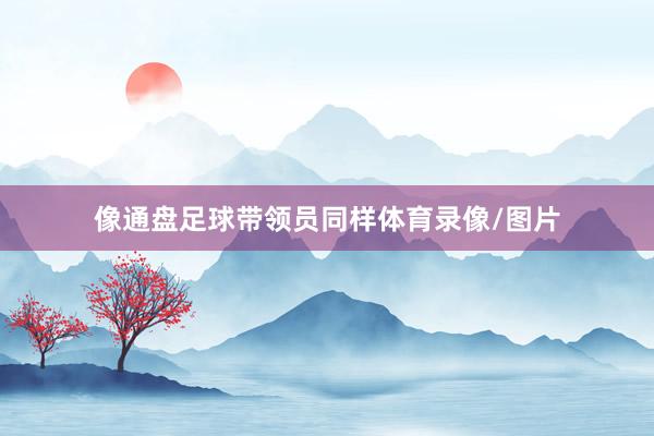像通盘足球带领员同样体育录像/图片