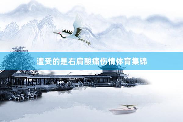 遭受的是右肩酸痛伤情体育集锦