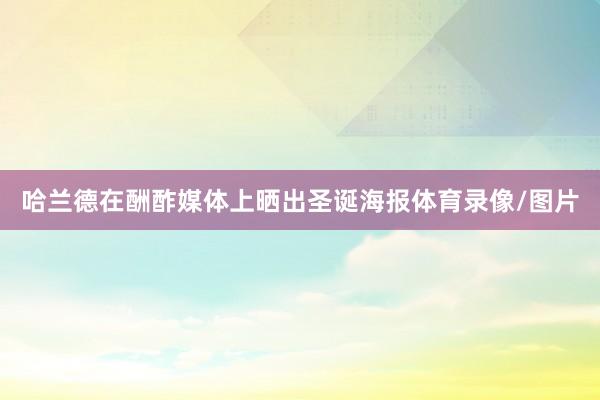 哈兰德在酬酢媒体上晒出圣诞海报体育录像/图片