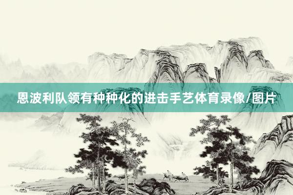恩波利队领有种种化的进击手艺体育录像/图片