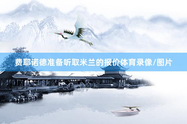 费耶诺德准备听取米兰的报价体育录像/图片