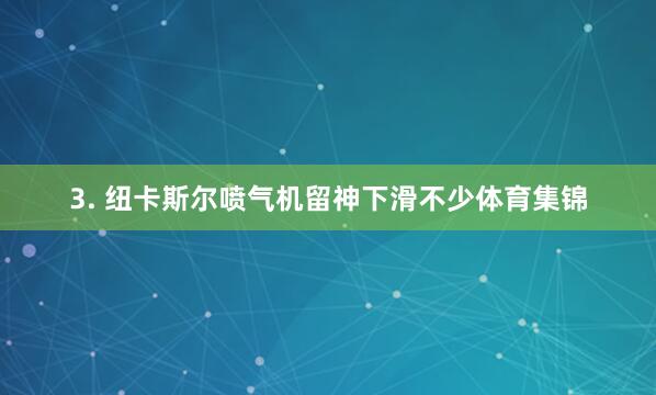 3. 纽卡斯尔喷气机留神下滑不少体育集锦