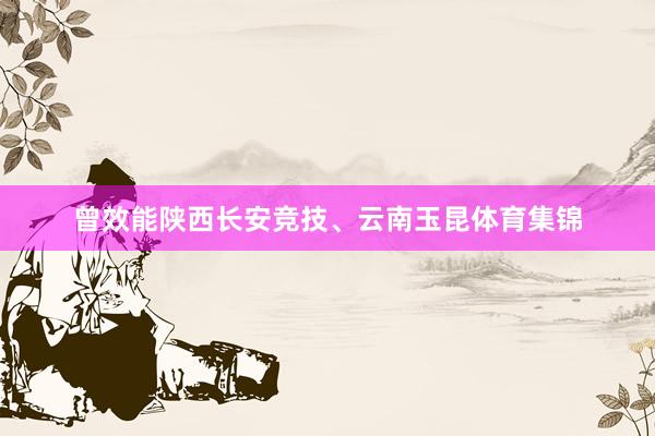 曾效能陕西长安竞技、云南玉昆体育集锦