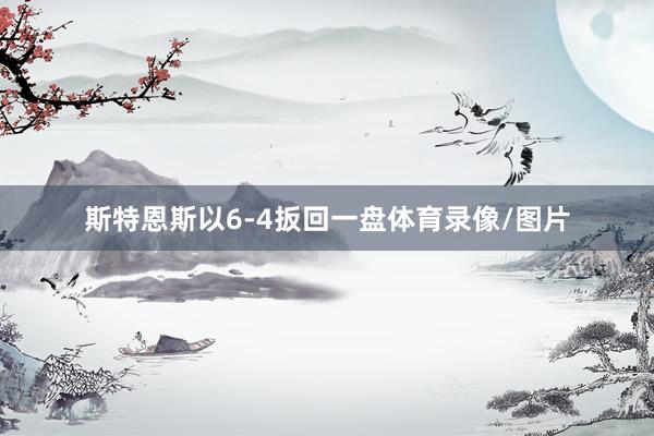 斯特恩斯以6-4扳回一盘体育录像/图片
