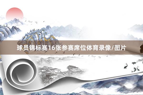 球员锦标赛16张参赛席位体育录像/图片