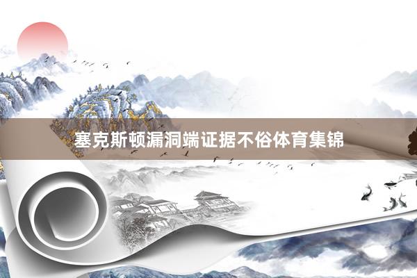塞克斯顿漏洞端证据不俗体育集锦