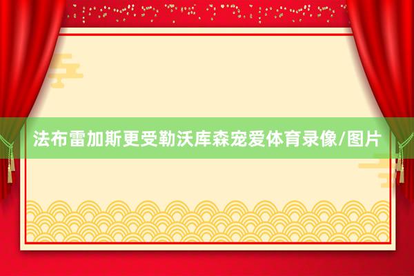法布雷加斯更受勒沃库森宠爱体育录像/图片