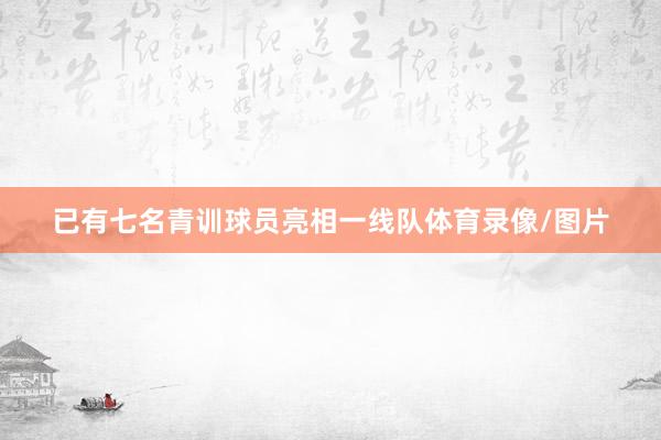 已有七名青训球员亮相一线队体育录像/图片