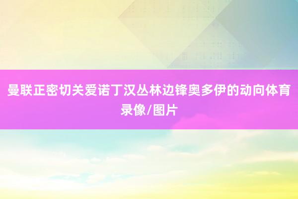 曼联正密切关爱诺丁汉丛林边锋奥多伊的动向体育录像/图片