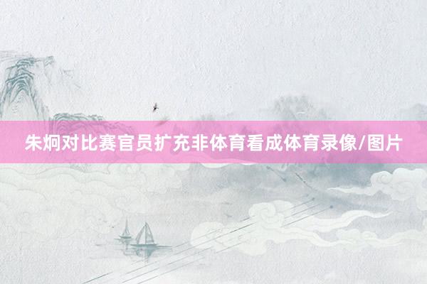 朱炯对比赛官员扩充非体育看成体育录像/图片