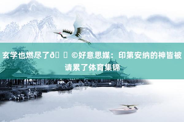 玄学也燃尽了😩好意思媒:印第安纳的神皆被请累了体育集锦