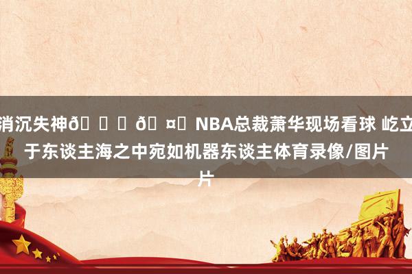 消沉失神😂🤖NBA总裁萧华现场看球 屹立于东谈主海之中宛如机器东谈主体育录像/图片