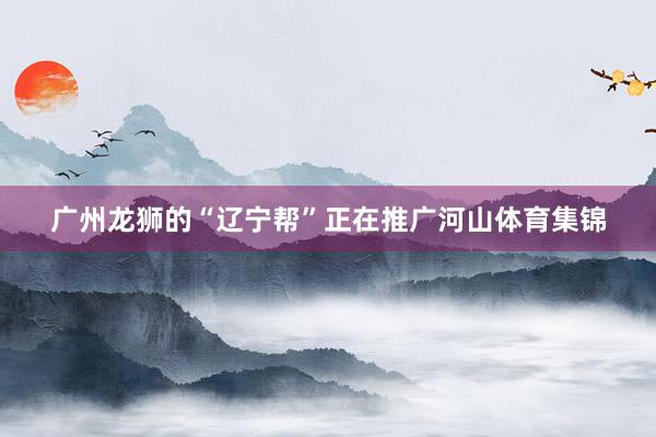 广州龙狮的“辽宁帮”正在推广河山体育集锦