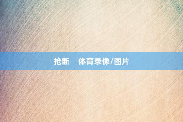 抢断 体育录像/图片