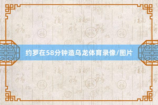 约罗在58分钟造乌龙体育录像/图片