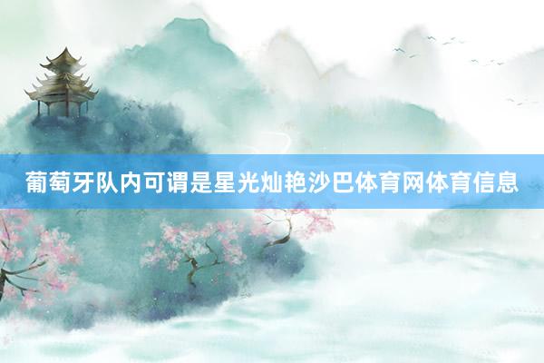 葡萄牙队内可谓是星光灿艳沙巴体育网体育信息