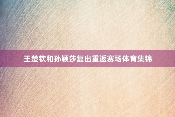王楚钦和孙颖莎复出重返赛场体育集锦