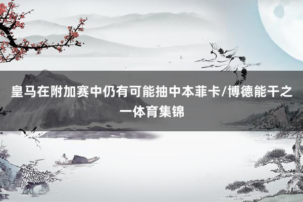 皇马在附加赛中仍有可能抽中本菲卡/博德能干之一体育集锦