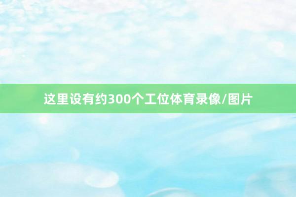 这里设有约300个工位体育录像/图片