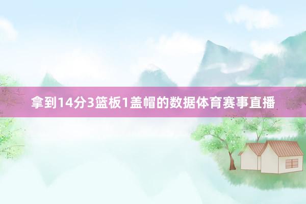 拿到14分3篮板1盖帽的数据体育赛事直播