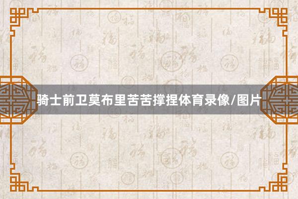 骑士前卫莫布里苦苦撑捏体育录像/图片