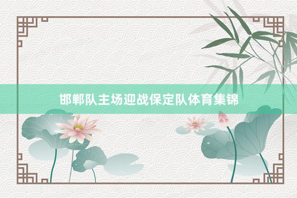 邯郸队主场迎战保定队体育集锦