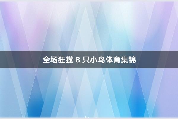 全场狂揽 8 只小鸟体育集锦
